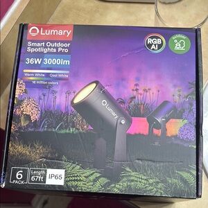 Smart Outdoor Spotlights Pro - Black
